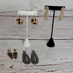 VINTAGE Hanging Earrings - Four Pairs
